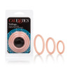 Набор эрекционных колец Cal Exotics Tri-Rings Beige, бежевый фото №1 — секс игрушки: Украина, NO TABOO