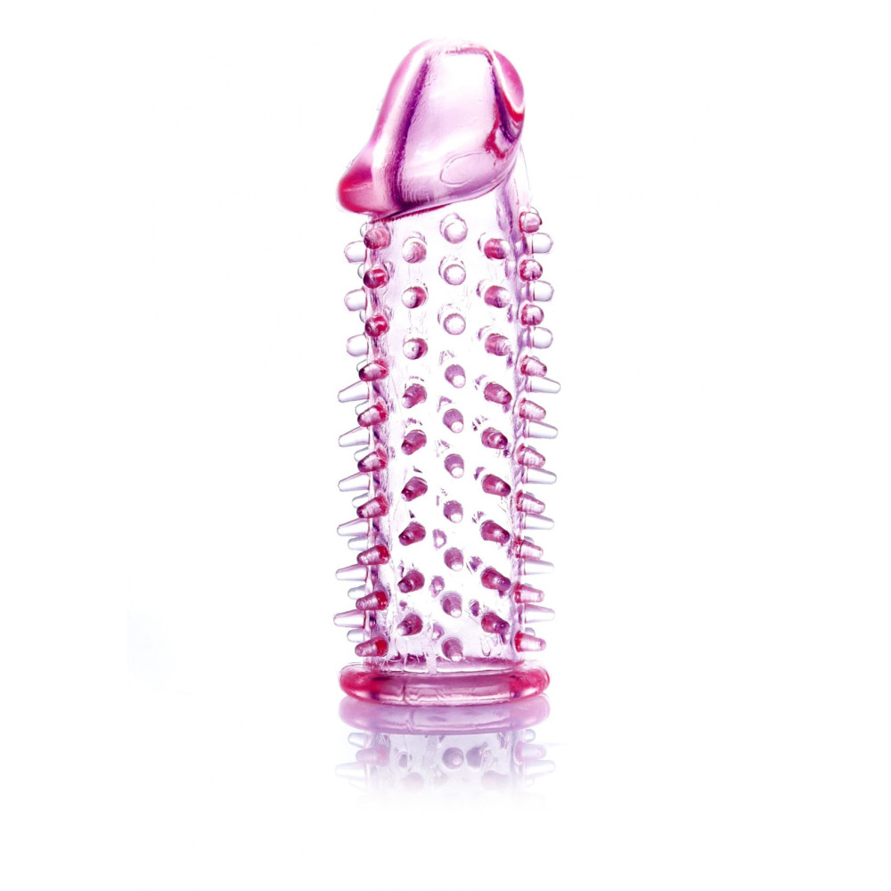 Рельефная насадка на пенис Penis Sleeve , 11,8 см, розовый фото №0 — секс игрушки: Украина, NO TABOO