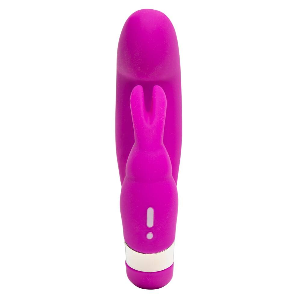 Вибратор-кролик Happy Rabbit, фиолетовый, 11.5 х 3.2 см фото №2 — секс игрушки: Украина, NO TABOO