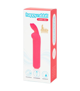 Вибропуля Happy Rabbit, розовая, 11 см - No Taboo
