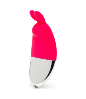 Вибратор для клитора Lovehoney Happy Rabbit с ушками кролика, розовый, 10.2 см - No Taboo