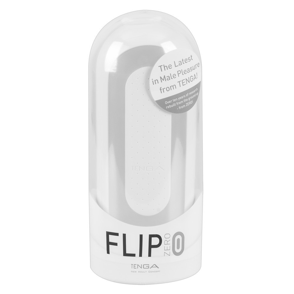 Мастурбатор нереалистичный Tenga Flip Zero, в колбе, белый, 18 х 7 см фото №2 — секс игрушки: Украина, NO TABOO
