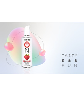  Лубрикант оральный со вкусом клубники Turn On, на водной основе, 118 мл - No Taboo
