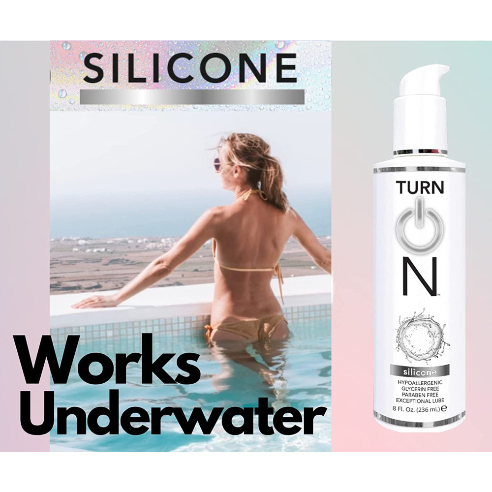 Лубрикант на силиконовой основе Turn on Silicone Lube, 178 мл, фото №9 — секс шоп Украина, NO TABOO