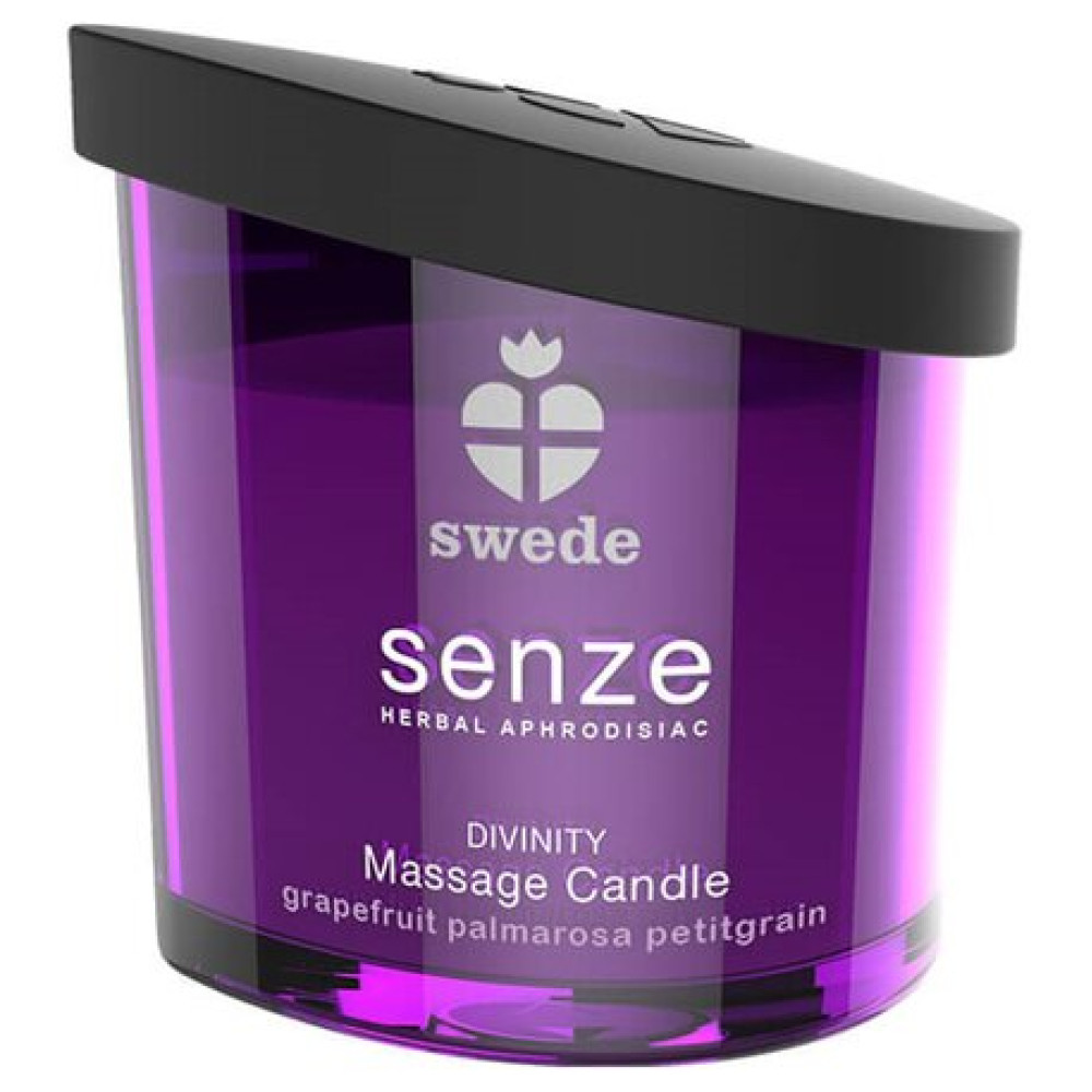 Массажная свечка с ароматом грейпфрута Swede Senze, 50 мл, фото №0 — секс шоп Украина, NO TABOO