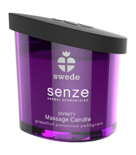 Массажная свечка с ароматом грейпфрута Swede Senze, 50 мл - No Taboo