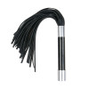 Флоггер Easytoys, из искусственной кожи, черный, 38 см, фото №1 — секс шоп Украина, NO TABOO