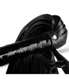Флоггер Whipped, черный, 40 см - No Taboo