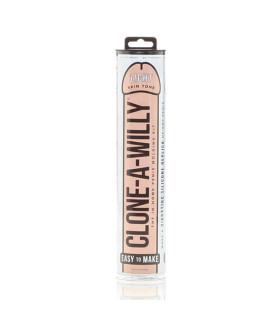 Комплект для слепка члена Clone-A-Willy Kit, силикон, бежевый - No Taboo