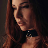 Ошейник с поводком Maze от Bijoux Indiscrets, черного цвета, фото №4 — секс шоп Украина, NO TABOO
