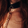Ошейник с поводком Maze от Bijoux Indiscrets, черного цвета, фото №6 — секс шоп Украина, NO TABOO