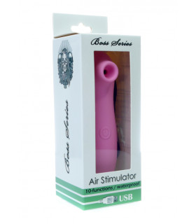 Вакуумный стимулятор клитора, розовый, 12.3 х 3.8 см - No Taboo