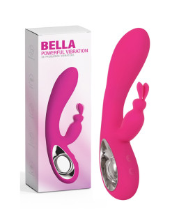 Вібратор-кролик Bella, рожевий, 19.5 х 3.5 см - No Taboo