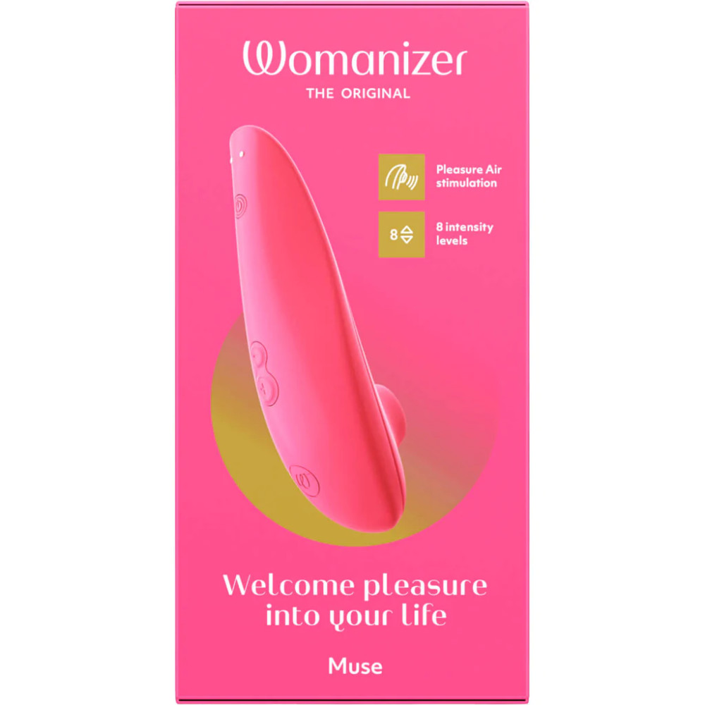 Бесконтактный стимулятор клитора Womanizer Muse, розовый фото №6 — секс игрушки: Украина, NO TABOO