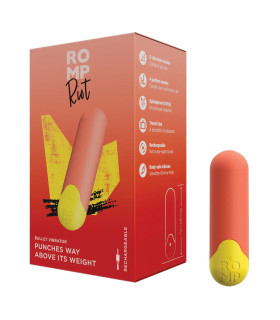 Вибропуля Romp Riot, оранжевая, 7 х 2 см - No Taboo