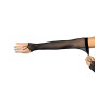 Перчатки в сеточку One Size Fishnet Arm Warmer Gloves от Leg Avenue, черные, фото №5 — секс шоп Украина, NO TABOO
