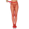 Колготки в сеточку One Size Gaia Spandex Net Industrial Tights от Leg Avenue, красные, фото №4 — секс шоп Украина, NO TABOO