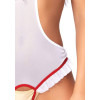 Костюм сексуальной медсестры One Size Naughty Nurse Roleplay Lingerie Set от Leg Avenue, 2 предмета, белый, фото №6 — секс шоп Украина, NO TABOO