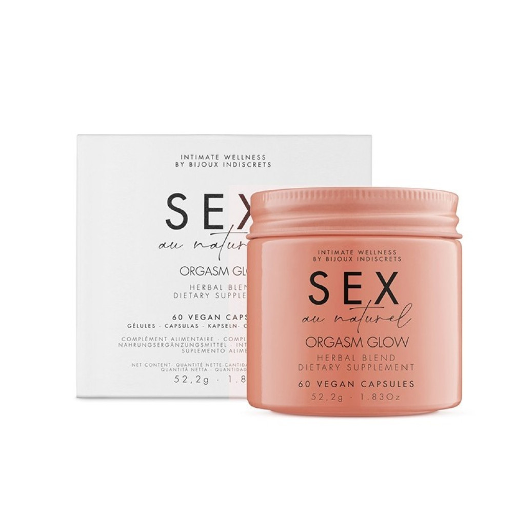 Капсулы для повышения либидо у женщин Orgasm Glow Sex au Naturel от Bijoux Indiscrets, фото №0 — секс шоп Украина, NO TABOO
