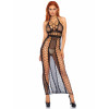Платье эротичное в сетку One Size Killer Instincts Fishnet Bodycon Dress от Leg Avenue, черное, фото №4 — секс шоп Украина, NO TABOO
