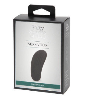 Вибратор для клитора Sensation Fifty Shades Of Grey, черный, 8 х 3 см - No Taboo