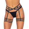 Пояс для чулок One Size Spice It Up Garter Belt от Rhinestone Leg Avenue, со стразами, черный, фото №1 — секс шоп Украина, NO TABOO