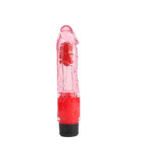 Вибратор реалистичный Realistic Vibe Chisa, красный, 22.5 х 3.9 см - No Taboo