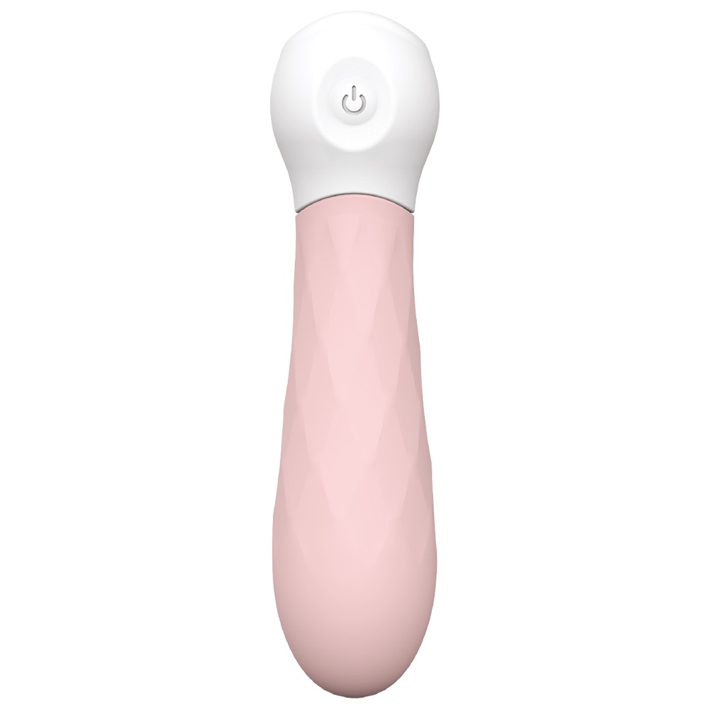 Вибратор с рельефной поверхностью Diamond Baby Boo от Dream Toys, розовый, 11.5 х 2.8 см фото №0 — секс игрушки: Украина, NO TABOO