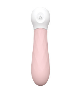 Вібратор із рельєфною поверхнею Diamond Baby Boo від Dream Toys, рожевий, 11.5 х 2.8 см - No Taboo
