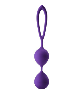 Вагинальные шарики Dream Toys Flirts, фиолетовые, 78 г - No Taboo