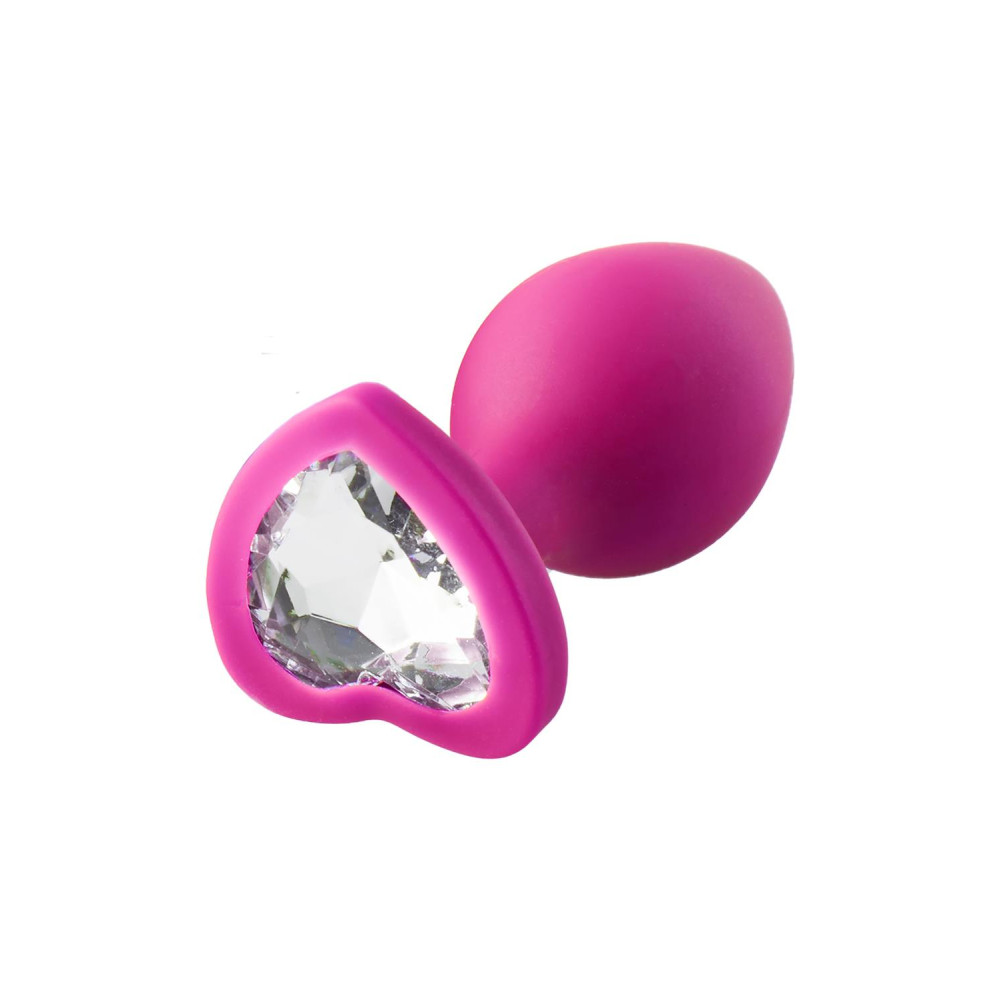 Набор анальных пробок Dream Toys Flirts с белыми кристаллами, розовые, 3 шт фото №10 — секс игрушки: Украина, NO TABOO