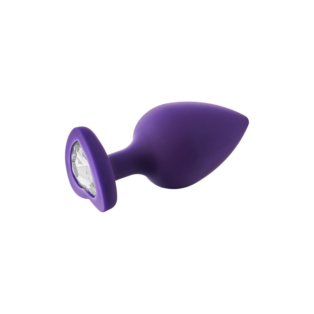Набор анальных пробок с кристаллами Dream Toys Flirts, фиолетовые фото №8 — секс игрушки: Украина, NO TABOO