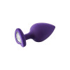 Набор анальных пробок с кристаллами Dream Toys Flirts, фиолетовые фото №8 — секс игрушки: Украина, NO TABOO