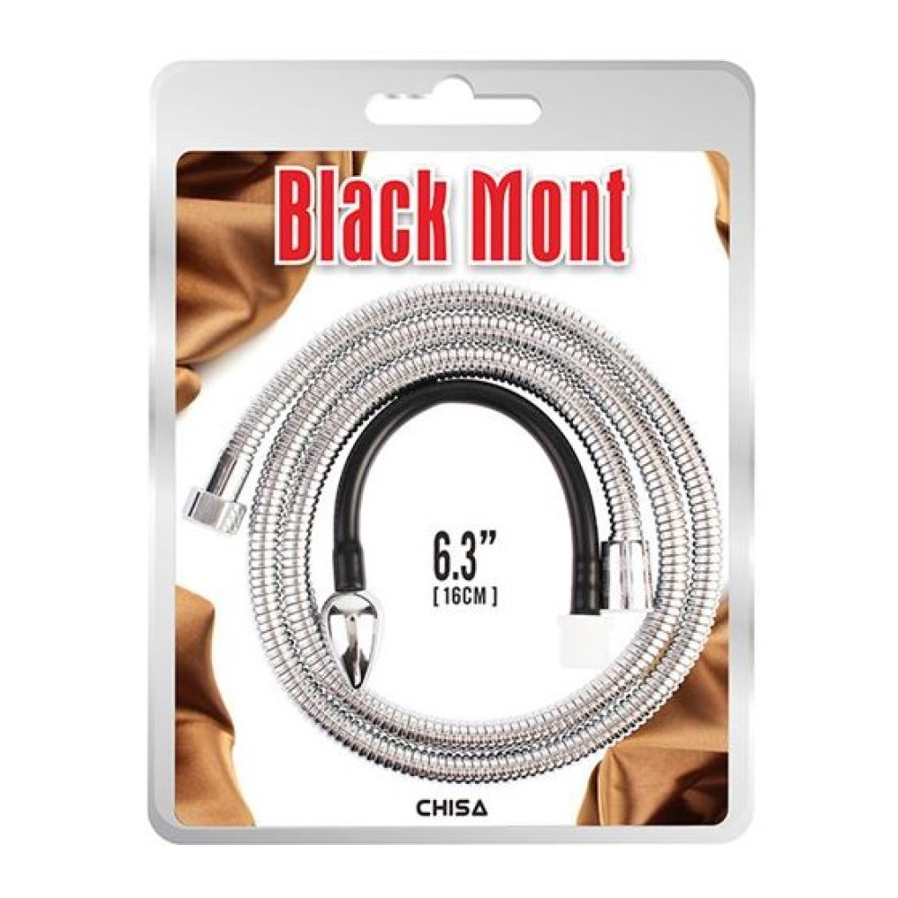 Анальный душ с кончиком в виде анальной пробки Black Mont, 16 см фото №2 — секс игрушки: Украина, NO TABOO