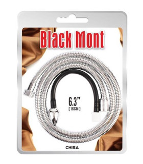 Анальный душ с кончиком в виде анальной пробки Black Mont, 16 см - No Taboo