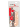 Насадка для члена реалистичная Realistixxx, бежевая, 16 х 3 см фото №2 — секс игрушки: Украина, NO TABOO