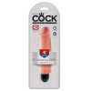 Вибратор реалистичный King Cock Vibrating Stiffy, бежевый, 15 х 4.5 см фото №2 — секс игрушки: Украина, NO TABOO