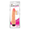 Вибратор реалистичный Chisa Stud Dildo, бежевый, 19.3 х 4.9 см фото №2 — секс игрушки: Украина, NO TABOO