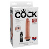 Фаллоимитатор реалистичный с эякуляцией King Cock Squirting, бежевый, 22 х 5 см фото №1 — секс игрушки: Украина, NO TABOO
