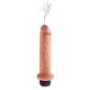 Фаллоимитатор реалистичный с эякуляцией King Cock Squirting, бежевый, 22 х 5 см фото №2 — секс игрушки: Украина, NO TABOO