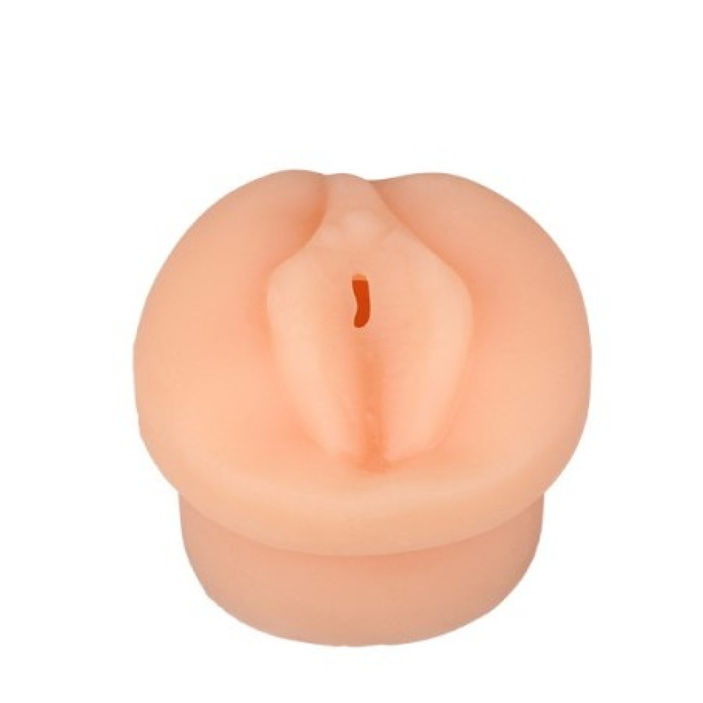 Рукав для вакуумной помпы в виде вагины Dream Toys, бежевый, 6 х 5 см фото №0 — секс игрушки: Украина, NO TABOO