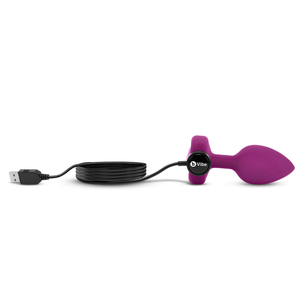 Анальная пробка с вибрацией B-Vibe, силиконовая, розовая, 9.8 х 3.7 см фото №11 — секс игрушки: Украина, NO TABOO