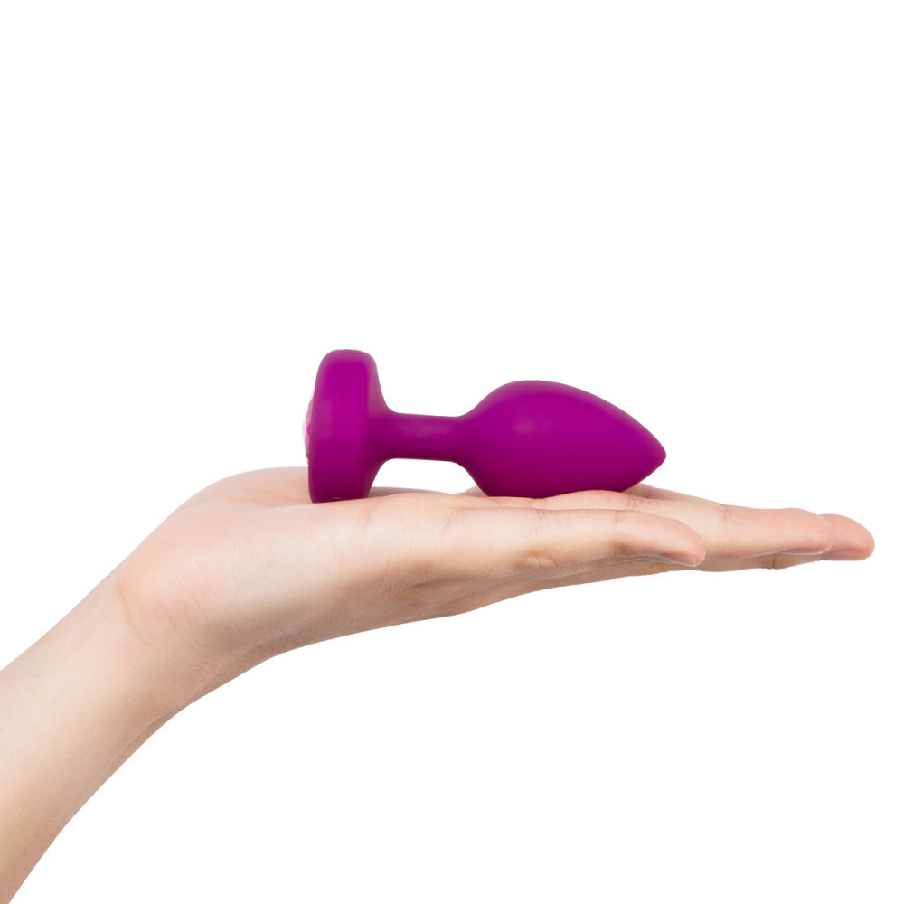 Анальная пробка с вибрацией B-Vibe, силиконовая, розовая, 9.8 х 3.7 см фото №8 — секс игрушки: Украина, NO TABOO