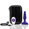 Анальная пробка с вибрацией B-Vibe Trio, с пультом дистанционного управления, фиолетовая, 13.5 х 3 см фото №8 — секс игрушки: Украина, NO TABOO
