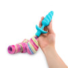 Анальный хвостик единорога b-Vibe — Unicorn Plug Set, с вибрацией, разноцветный, 11.5 х 3.8 см фото №7 — секс игрушки: Украина, NO TABOO