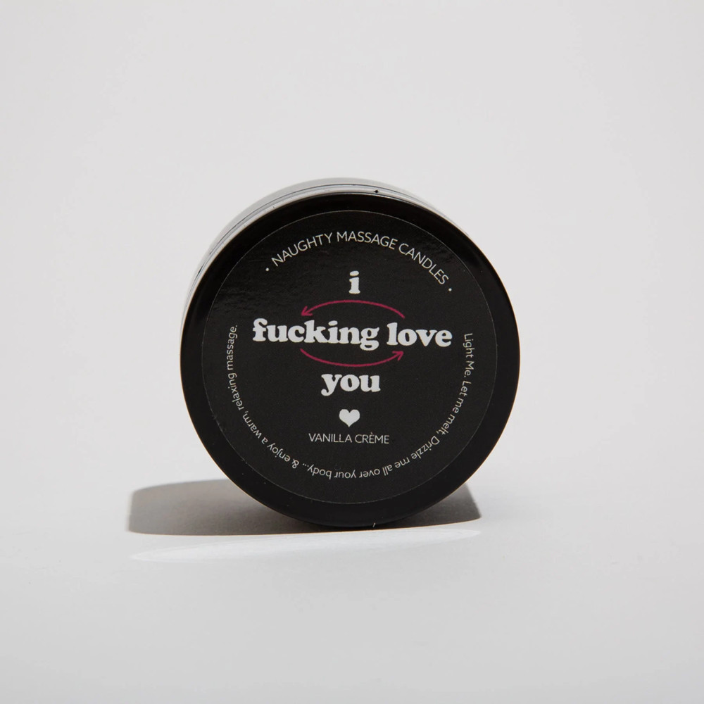 Массажная свечаI Fucking Love You Kama Sutra, 50 г, с ароматом ванильного крема , фото №2 — секс шоп Украина, NO TABOO