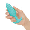 Анальная пробка с вибрацией B-Vibe Texture Bump, рельефная, голубая, 12 х 3.5 см фото №7 — секс игрушки: Украина, NO TABOO