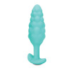 Анальная пробка с вибрацией B-Vibe Texture Bump, рельефная, голубая, 12 х 3.5 см фото №3 — секс игрушки: Украина, NO TABOO