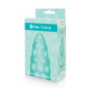 Анальная пробка с вибрацией B-Vibe Texture Bump, рельефная, голубая, 12 х 3.5 см фото №2 — секс игрушки: Украина, NO TABOO