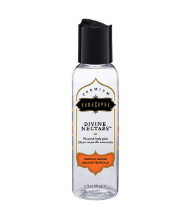 Лубрикант съедобный Kama Sutra Divine Nectars, 59 мл, на водной основе, с ароматом и вкусом манго - No Taboo